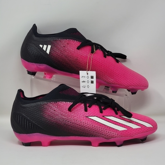 Adidas X Speedportal.2 FG Black Pink Soccer Cleats GV9563 Mens Size Multi New - Picture 2 of 13